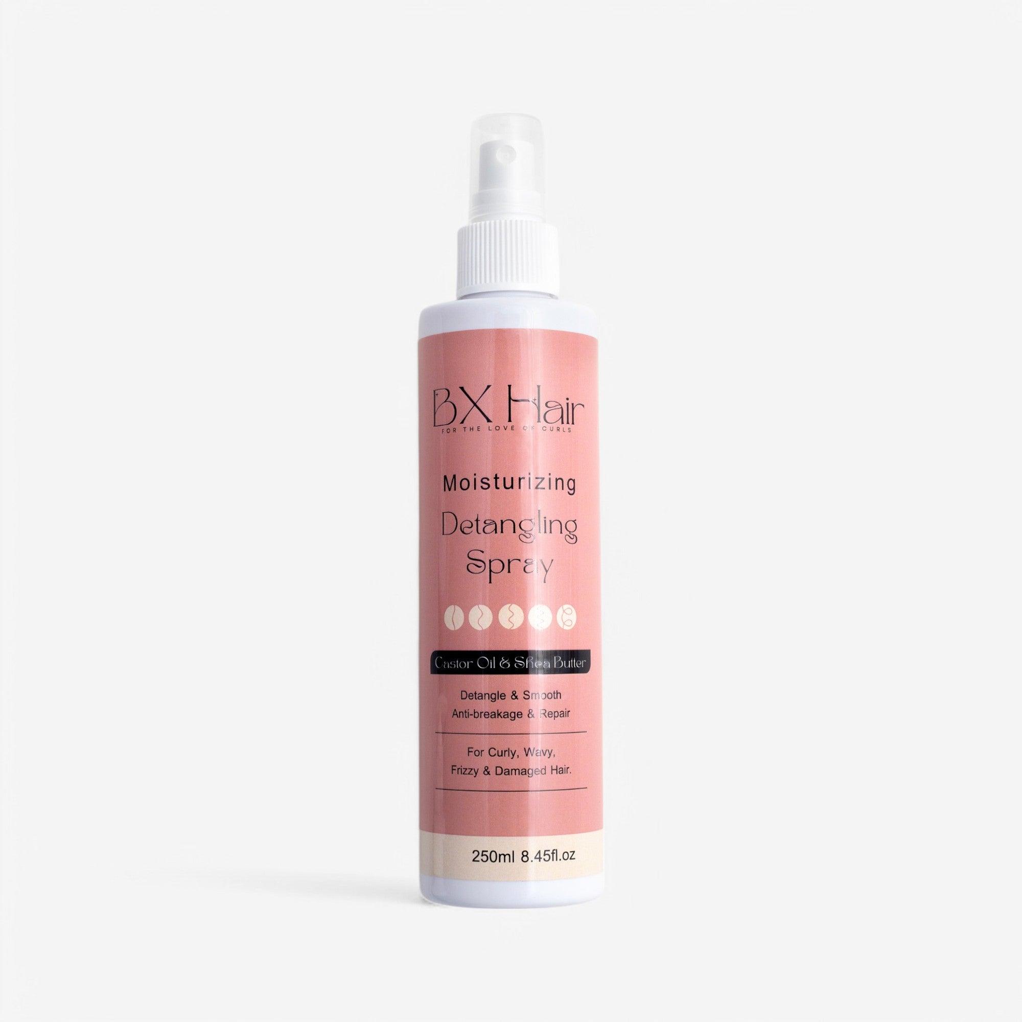 BX Hair® Moisturising Detangling Hair Spray – Leave-In Detangler for Easy, Knot-Free Curls - 250ml